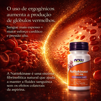 Nattokinase 100mg 60 Cápsulas - Now Foods