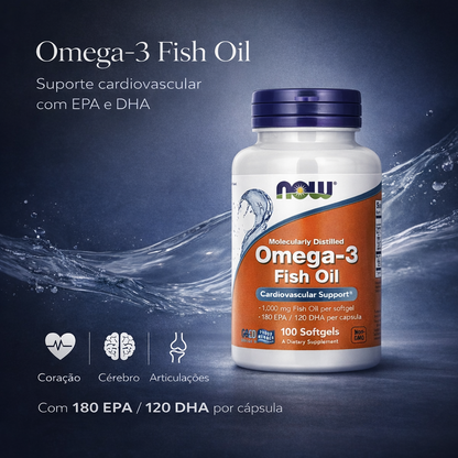 Ómega 3 90 Cápsulas - Now Foods