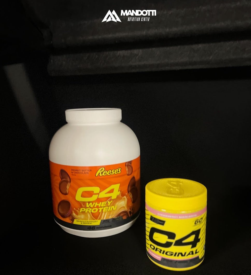 C4 Whey Protein 1700gr  Peanut Butter & Chocolate Reese's
