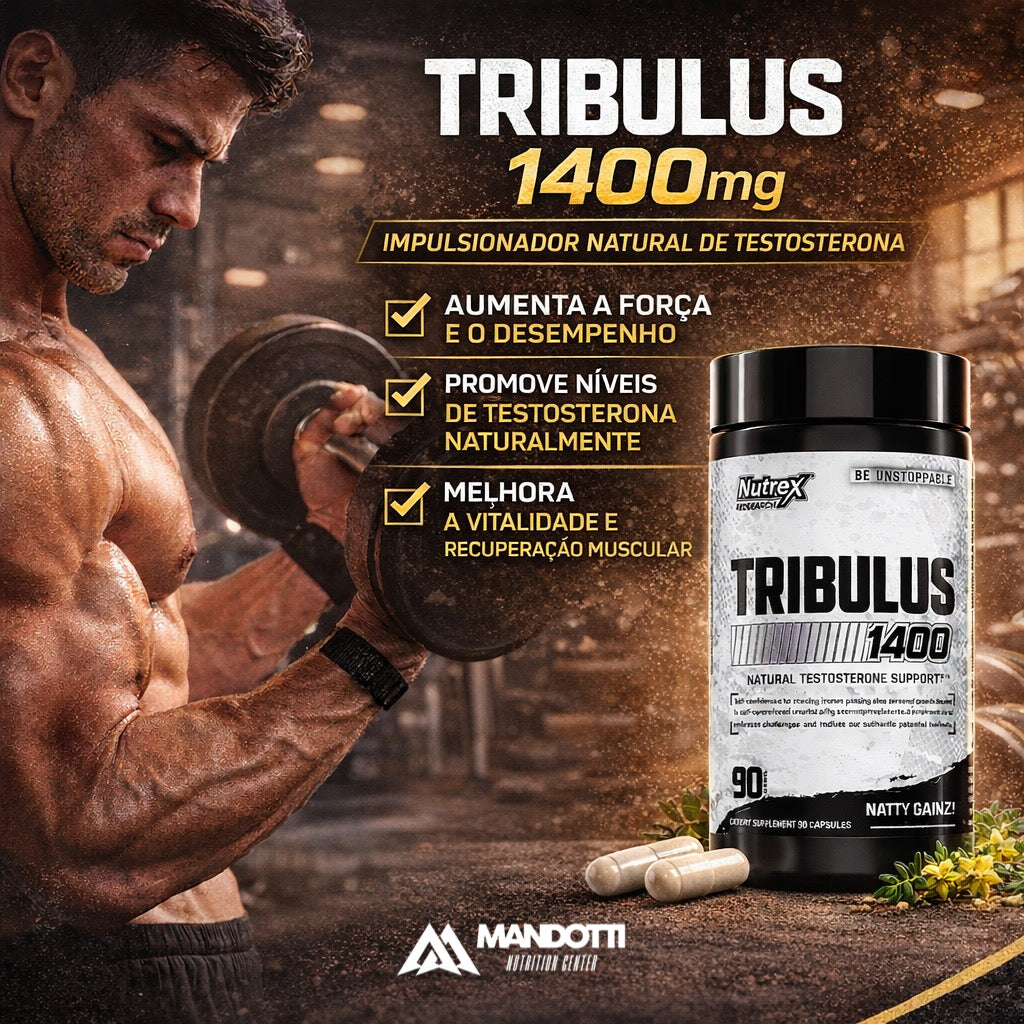 Tribulus 1400mg 90 Cápsulas - Nutrex