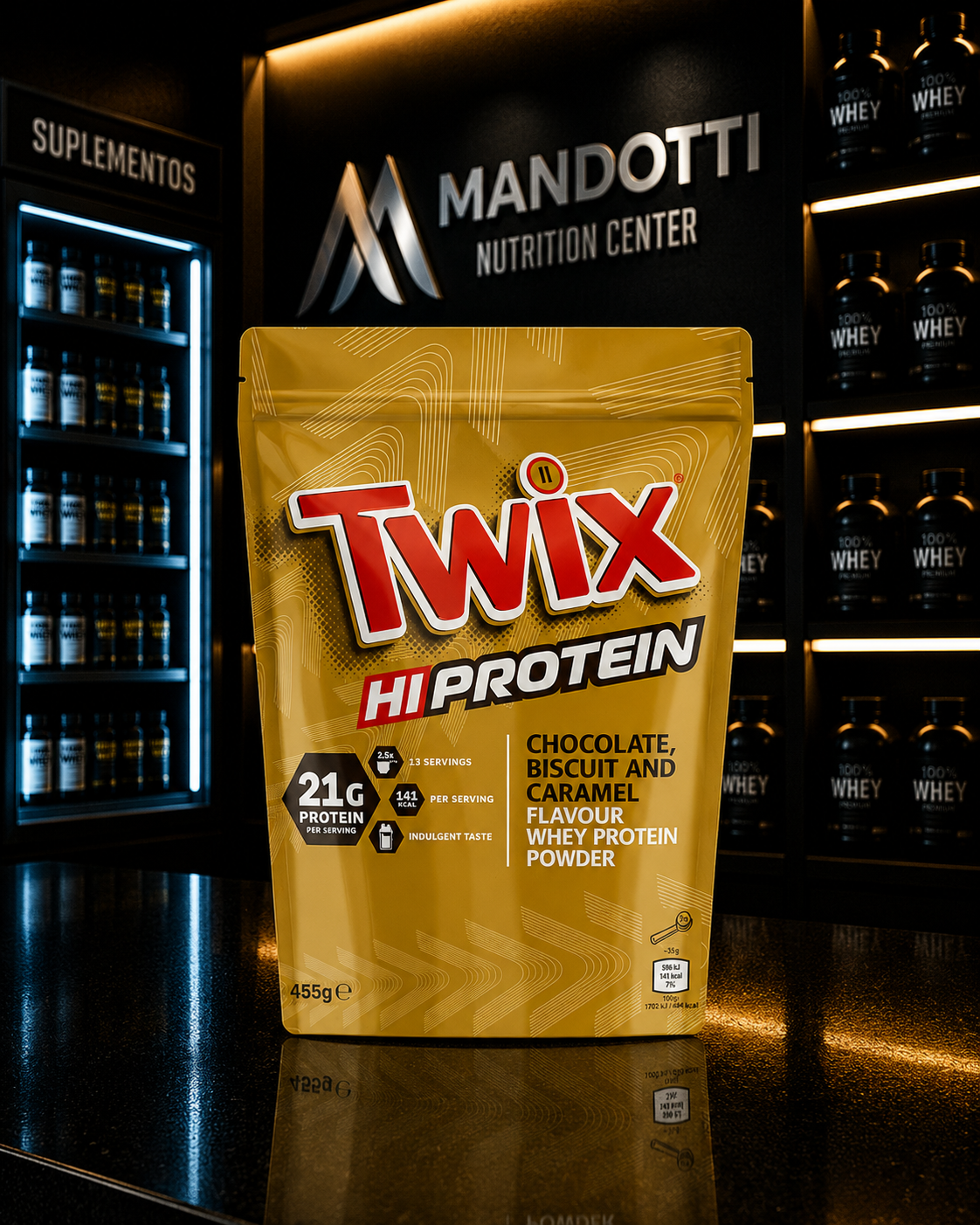 Twix Hi-Protein Whey Protein 455g - Mars Protein