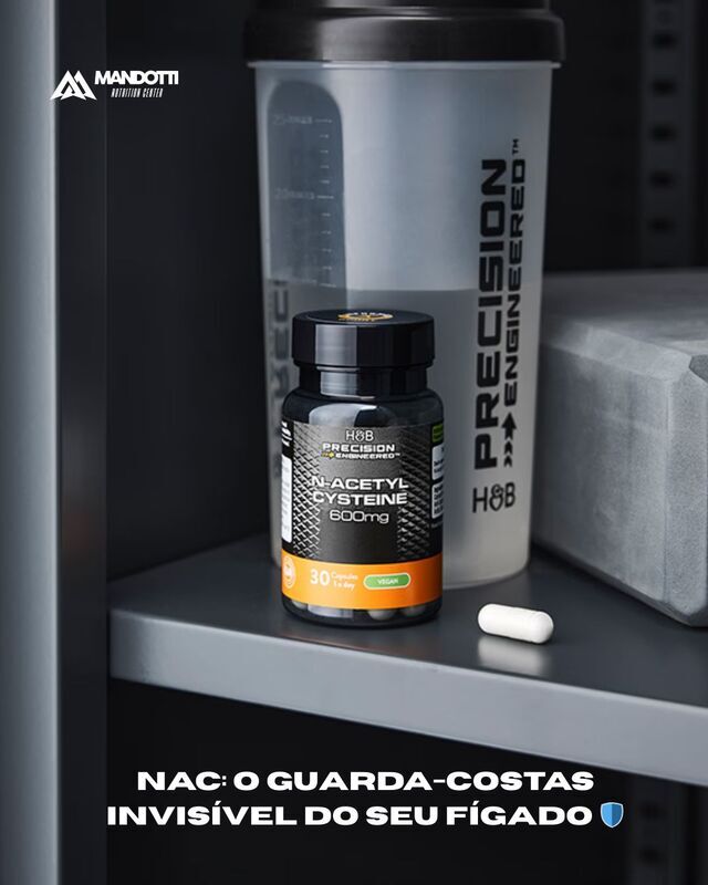 NAC 600mg - 30 cápsulas - HB Precision