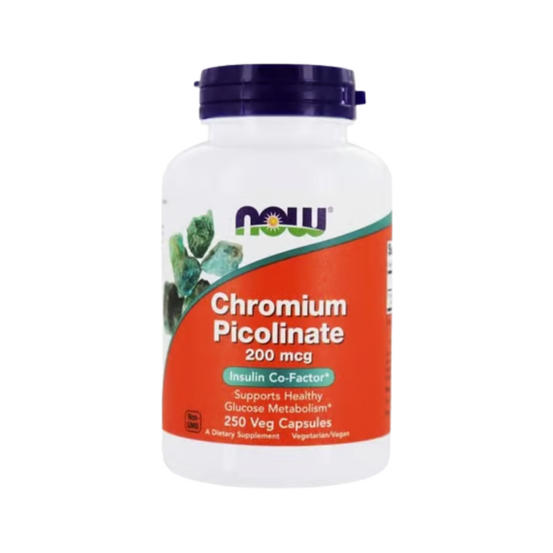Picolonate chromium 200 mcg 250 Capsulas Now Foods