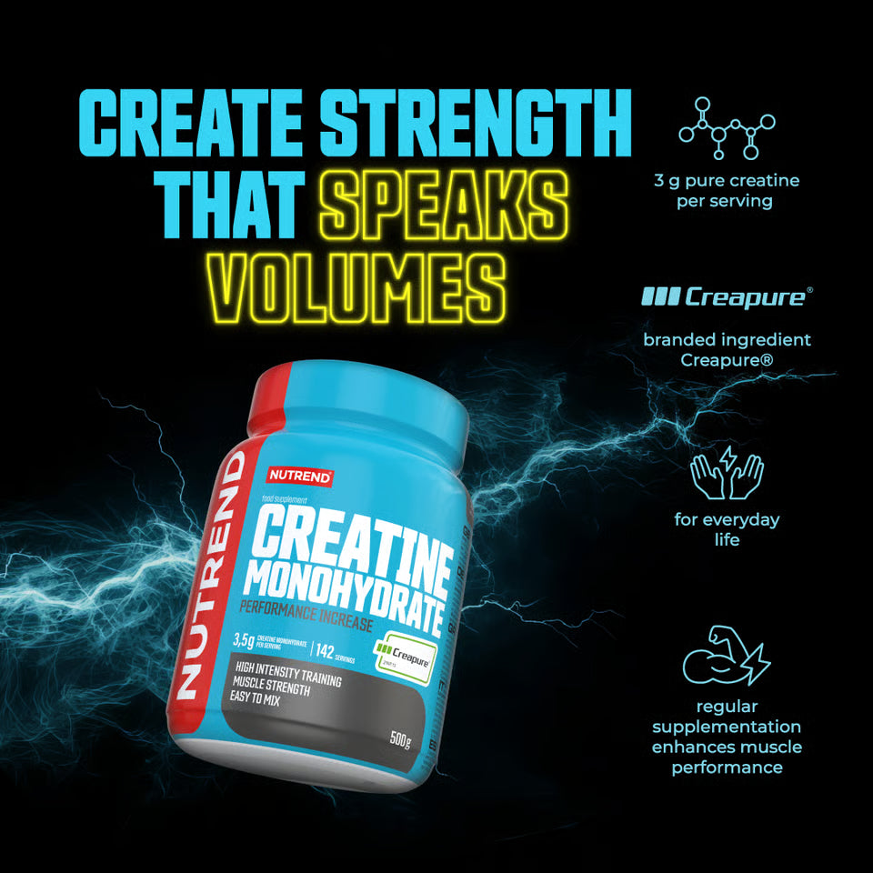 Creatina Monohidratada Creapure 500g - Nutrend